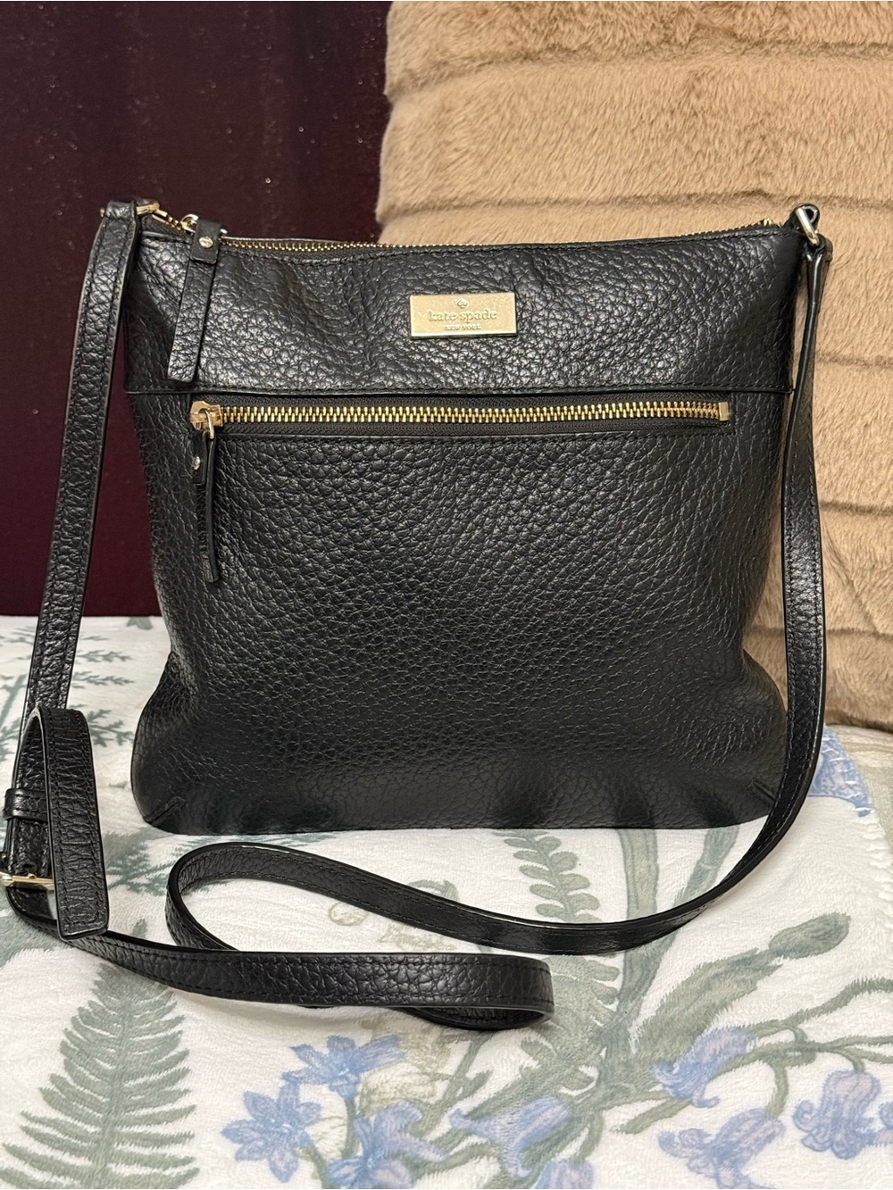 ♠️✨ Kate Spade Cobble Hill Ellen Black Leather Crossbody • Buttery Soft!✨♠️
